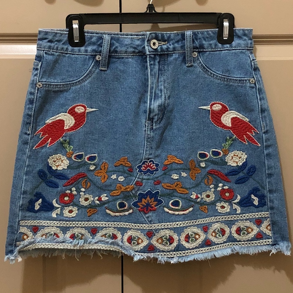 Denim skirt